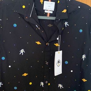 Denim and Flower / Cactus Man Rare Space Shirt